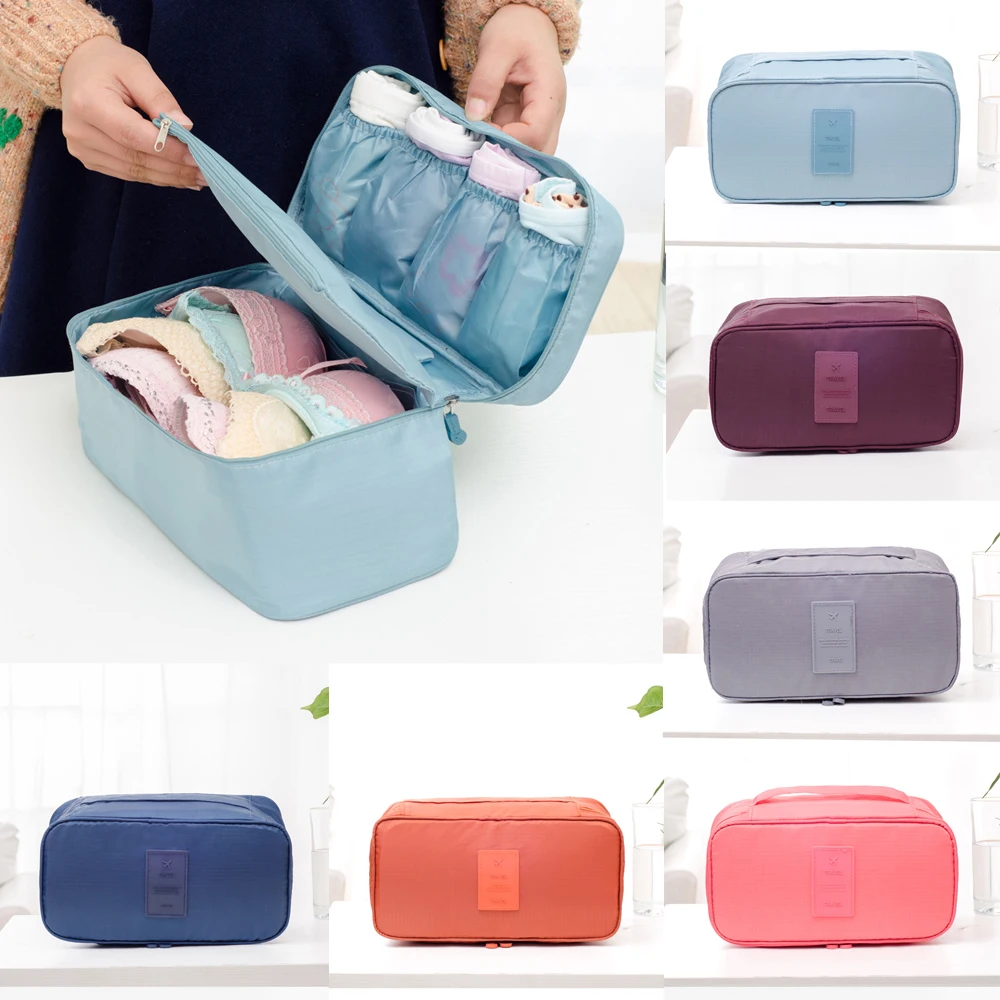 Portable Bra Storage Socks Case Travel Lingerie Underwear Organizer Bag  **！ 