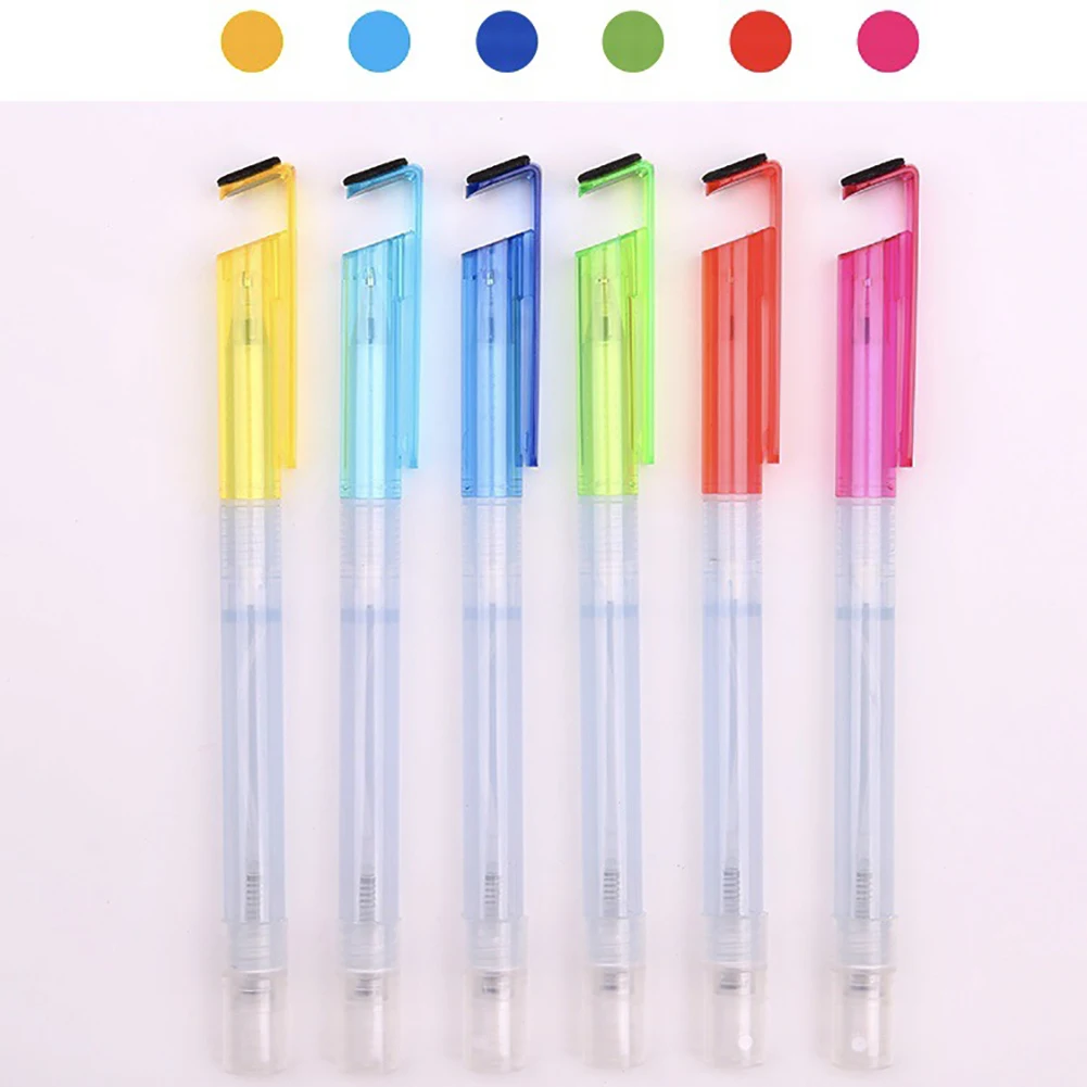 

6pcs Multi-function Ball pen Mobile Phone Stand Holder Gift Advert ad Logo Custom Picture DIY Writing Pens Student Items