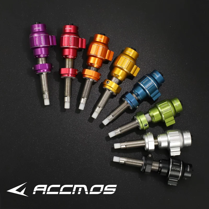 Decut ZX229 ALUMINUM ALLOY Archery Cushion Plunger Micro-Click Spring  Tension Plunger For Recurve Bow Accessories