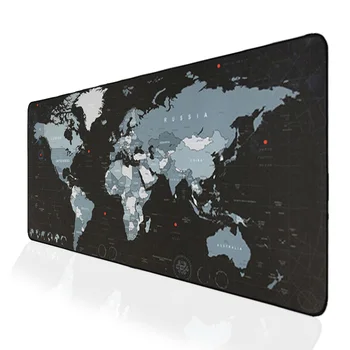

Gaming Mouse Pad Large Gamer Big Mouse Mat Computer Mousepad World Map Natural Rubber Mause Pad Keyboard Desk Game