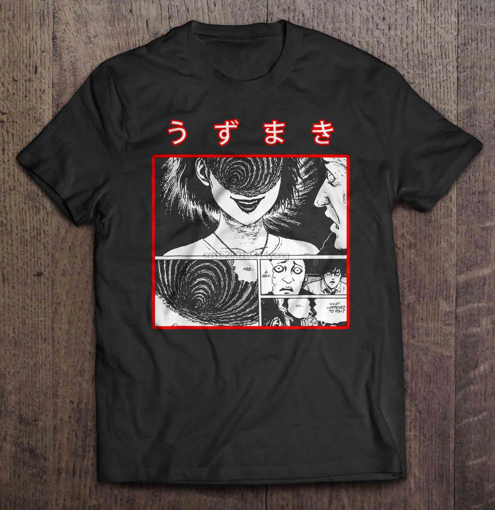 

Men Funny T Shirt Fashion tshirt Junji Ito Uzumaki Women t-shirt