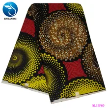 LIULANZHI Африканский воск ткани оптом нигерийский воск настоящая ткань 6 ярдов/партия хлопок батик ткань для одежды ML13P55-ML13P65