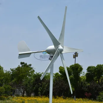 

Free Energy 600W Horizontal Wind Turbine 3/5 Blades Small Windmill Low Start Up Wind Generator With Charge Controller