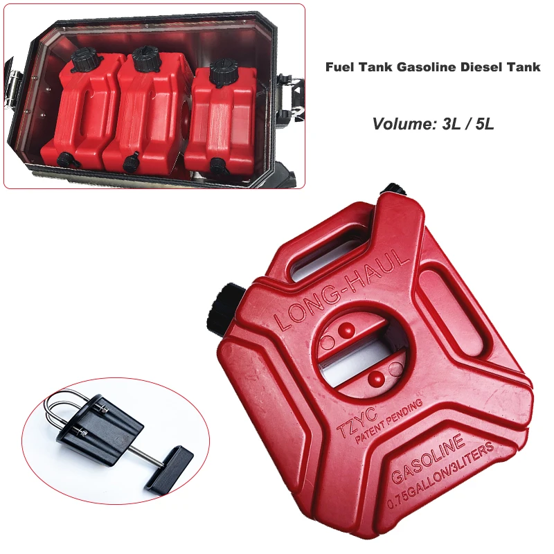 Портативный топливный бак Jerry Can для мотоцикла 3L 5LPortable пластиковый контейнер