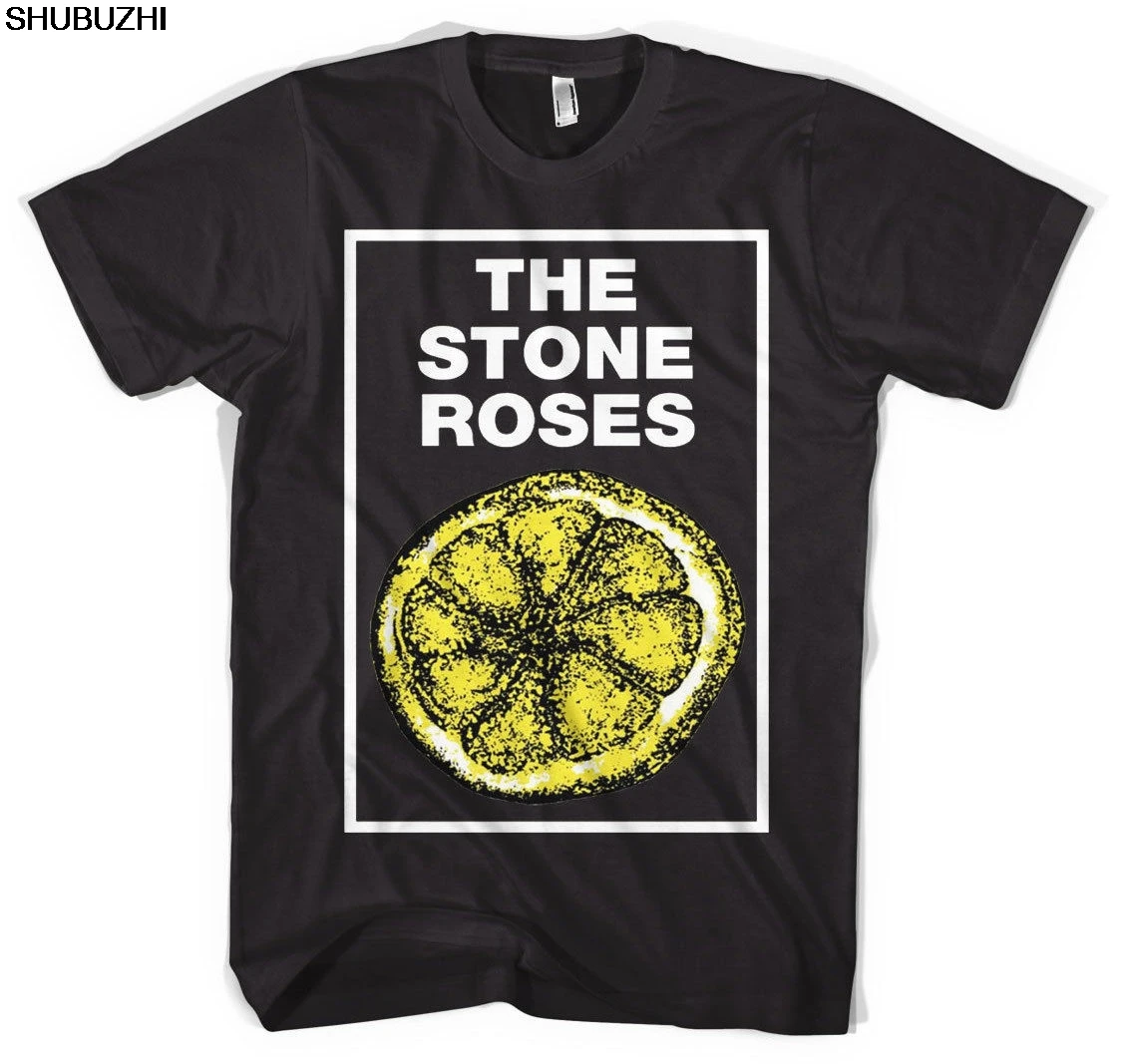 

New Retro The Stone Roses Lemon Unisex T shirt men tshirt summer cotton tee-shirt male tees free shipping sbz4336