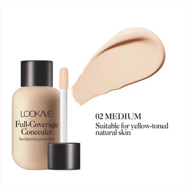 Face Concealer Full Cover Makeup Waterproof Liquid Skin Color Corrector Cream Base Make Up Eye Dark