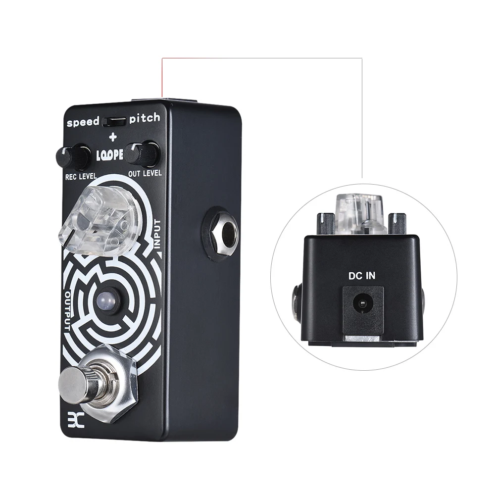 ENO EX петля гитарная педаль Макс. 23 минуты время записи неограниченное овердуб с истинным байпасом