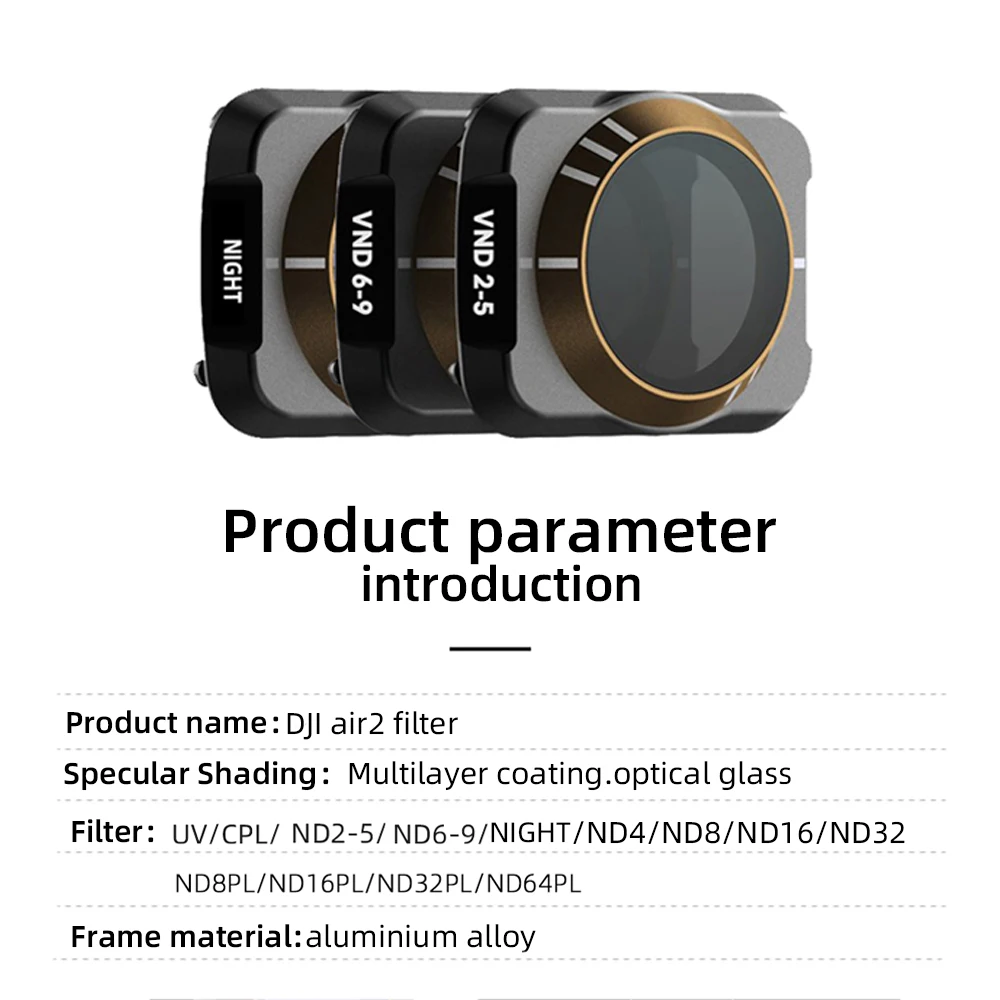 Polarpro Phantom Vision Camera Variable Nd Polarizer Nd Filter