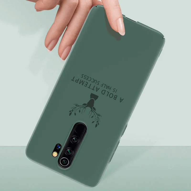 Для Xiaomi Redmi Note 8 Pro тонкий жесткий матовый чехол из поликарбоната для задней панели