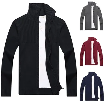 

Men's New Style Fashion Knitted Cardigan Sweater Coat Fashion Warm Sweaters SweaterCoats Male Casual Warm Slim Fit clothing