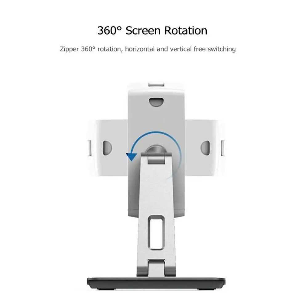 Регулируемый Настольный держатель из алюминиевого сплава для 7-1" планшетного смартфона складной держатель для планшета кронштейн
