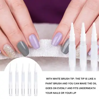 

5pcs Empty Liquid Tubes Transparent Twist Pens Empty Nail Oil Pen Cosmetic Container Applicators Eyelash Growth Liquid Tubes