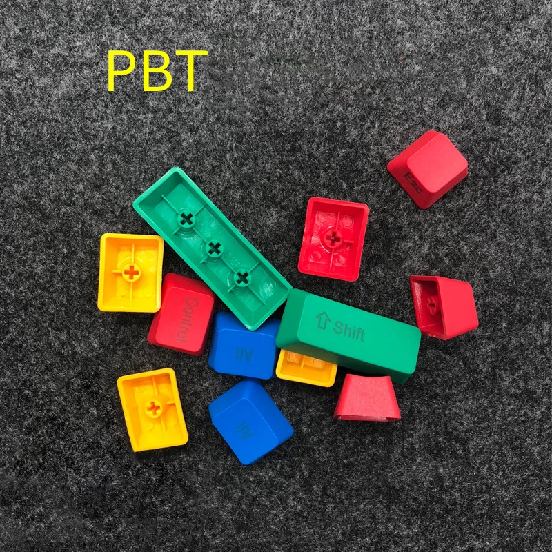 10 клавиш RGBY цветные клавиши чистые/верхние/боковые распечатанные PBT для USB