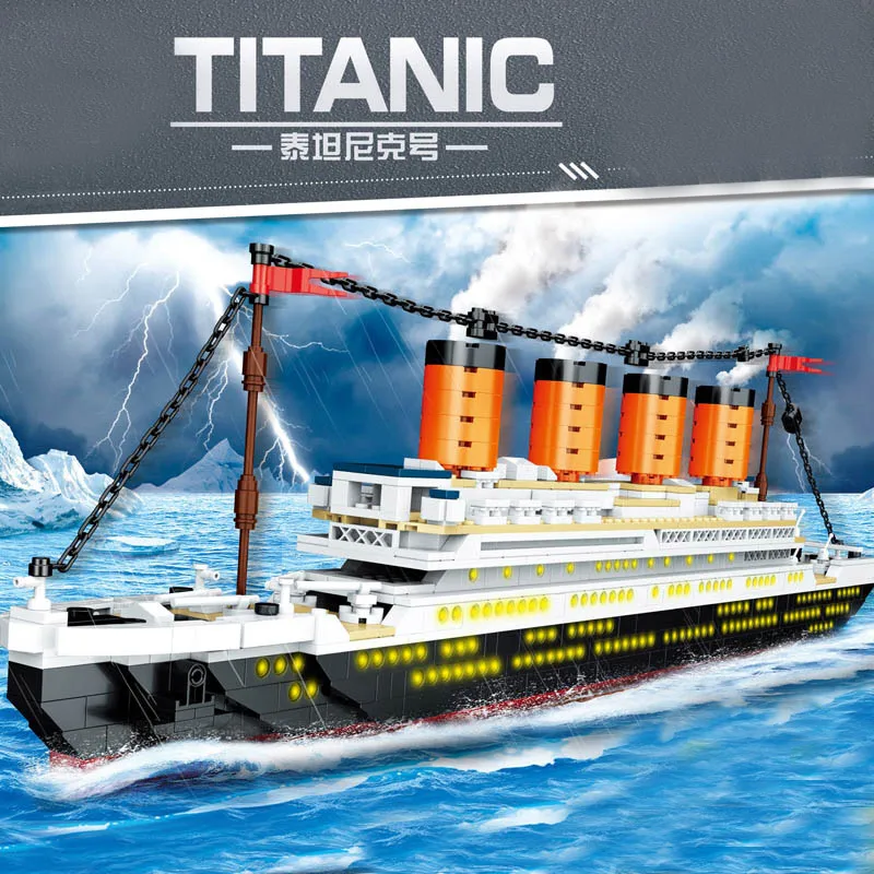 Yeshin 21317 The Titanic RMS Cruise Boat Ship Model
