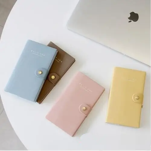 

2020 Portable Weekly Planner Daily Log Button Journal Book 93mm*165mm 160P