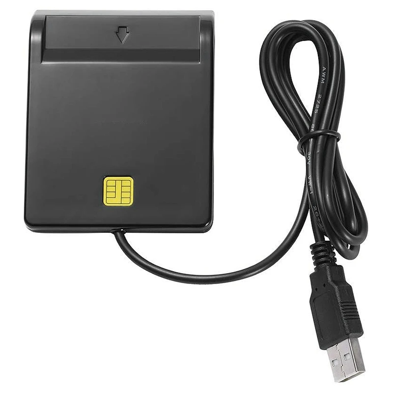 Считыватель смарт-карт USB общий доступ CAC, совместимый с Windows, Mac OS 10,6-10,10 и Linux