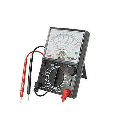 

Black AC DC Voltage Current DB Ohm Multimeter w Probes