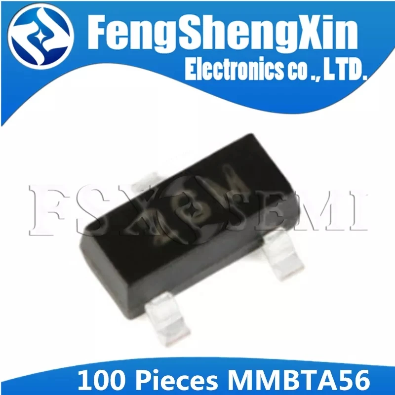 100PCS MMBTA05 1H MMBTA06 1G MMBTA42 1D MMBTA44 3D MMBTA55 2H MMBTA56 2G MMBTA92 2D MMBTA94 4D SOT-23 Transistor