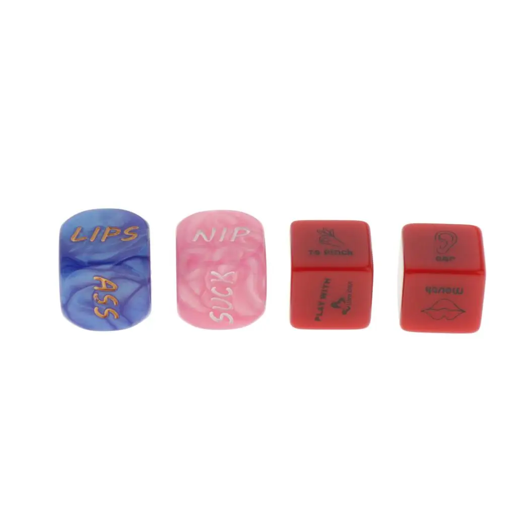 4Pack Adults Positions Sexual Stance Dice Erotic Games For Couples Playing