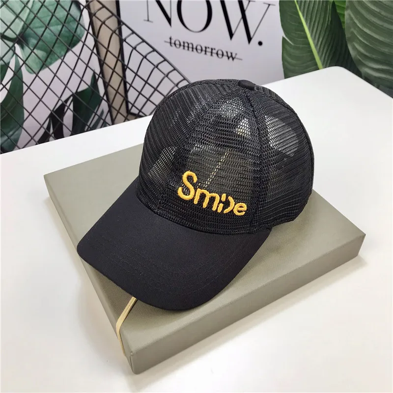

Qin zi mao Mother And Child Brim Hat Thin Sun-resistant CHILDREN'S Hat Korean-style Baseball Cap Breathable Topee Summer Mesh Ca