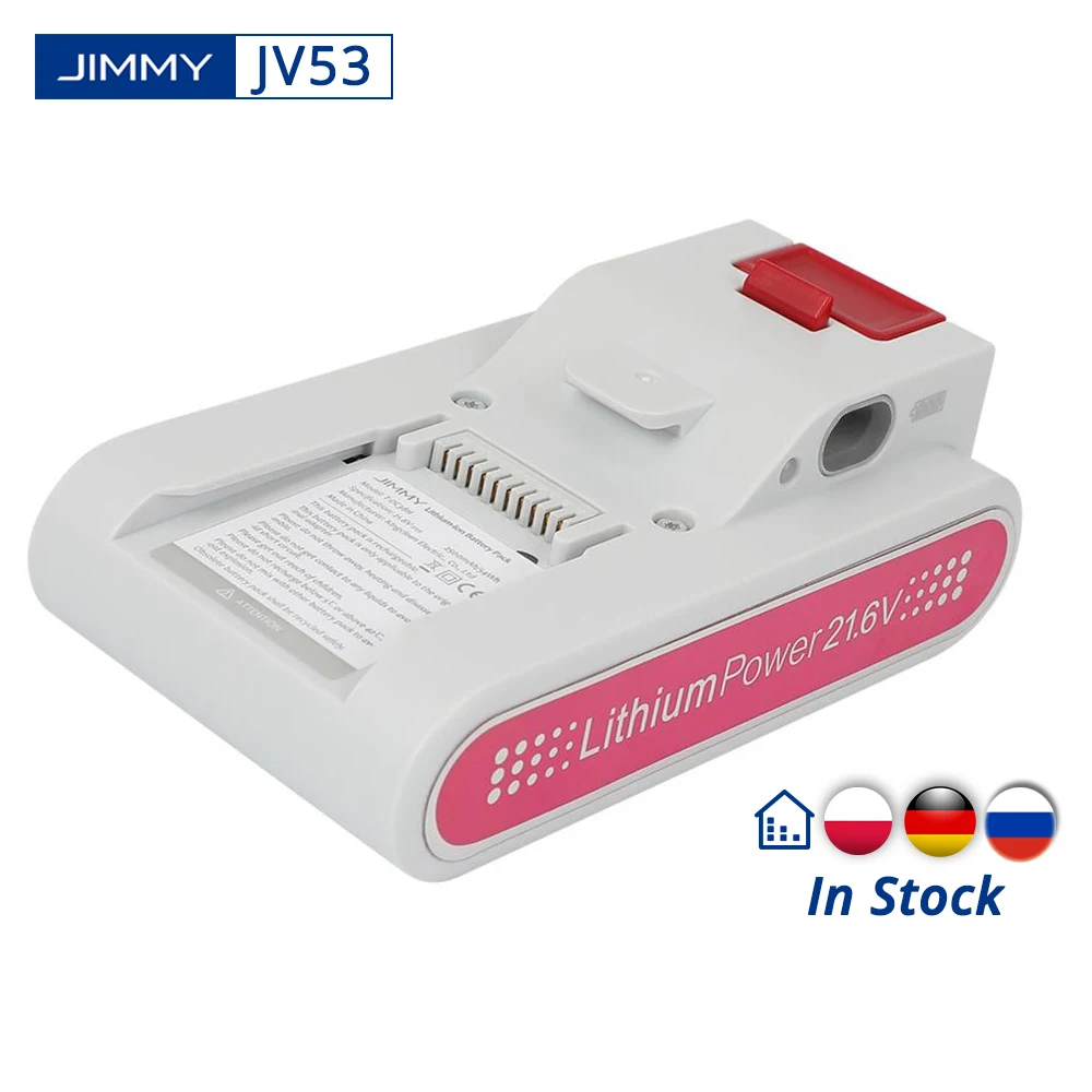  JV53 Battery for Xiaomi JIMMY JV53 Vacuum Cleaner JIMMY JV53 Wireless Handheld Cordless Stick Vacuu