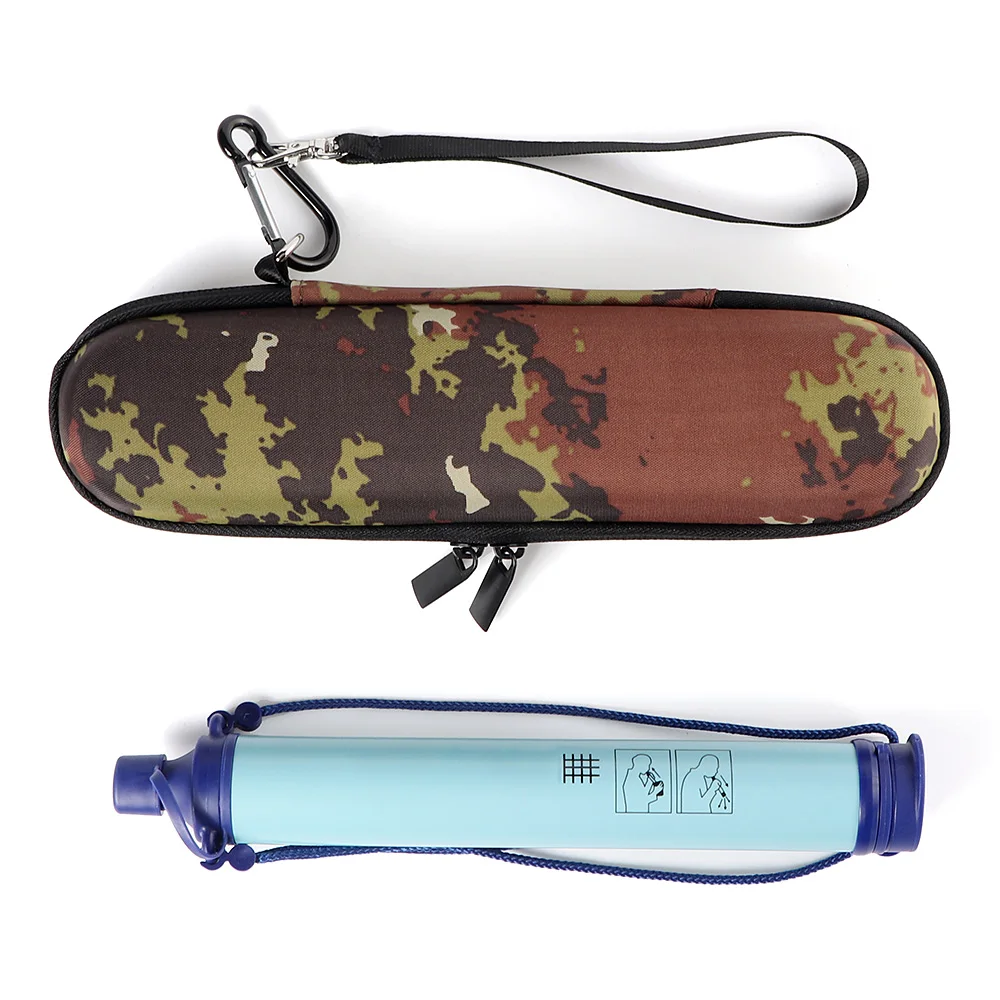 Чехол для путешествий, чехол для LifeStraw и LifeStraw, стальной персональный фильтр для воды с ремешком на руку и застежкой-карабином, сумка для хранения