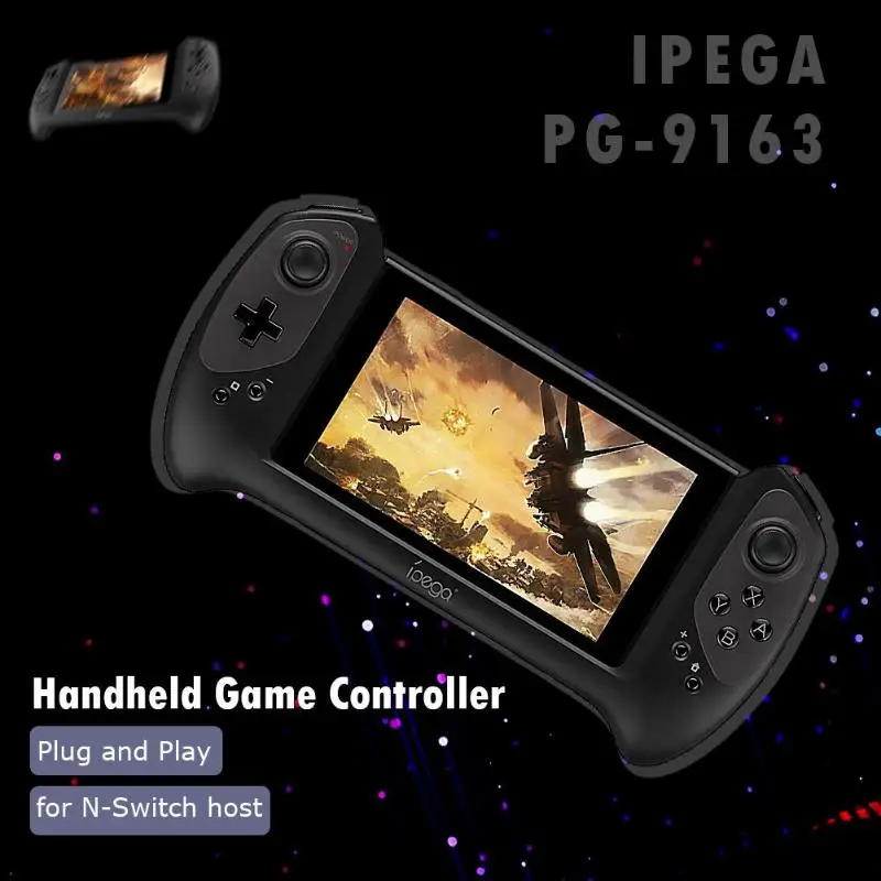 IPEGA PG-9163 Ручной игровой контроллер с рукояткой для Nintendo переключатель игровой консоли подключи и играй специальная ручка переключателя хоста