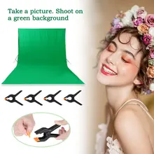Arrière-plan de photographie avec écran vert, arrière-plan professionnel en Fiber de Polyester et mousseline pour Studio Photo