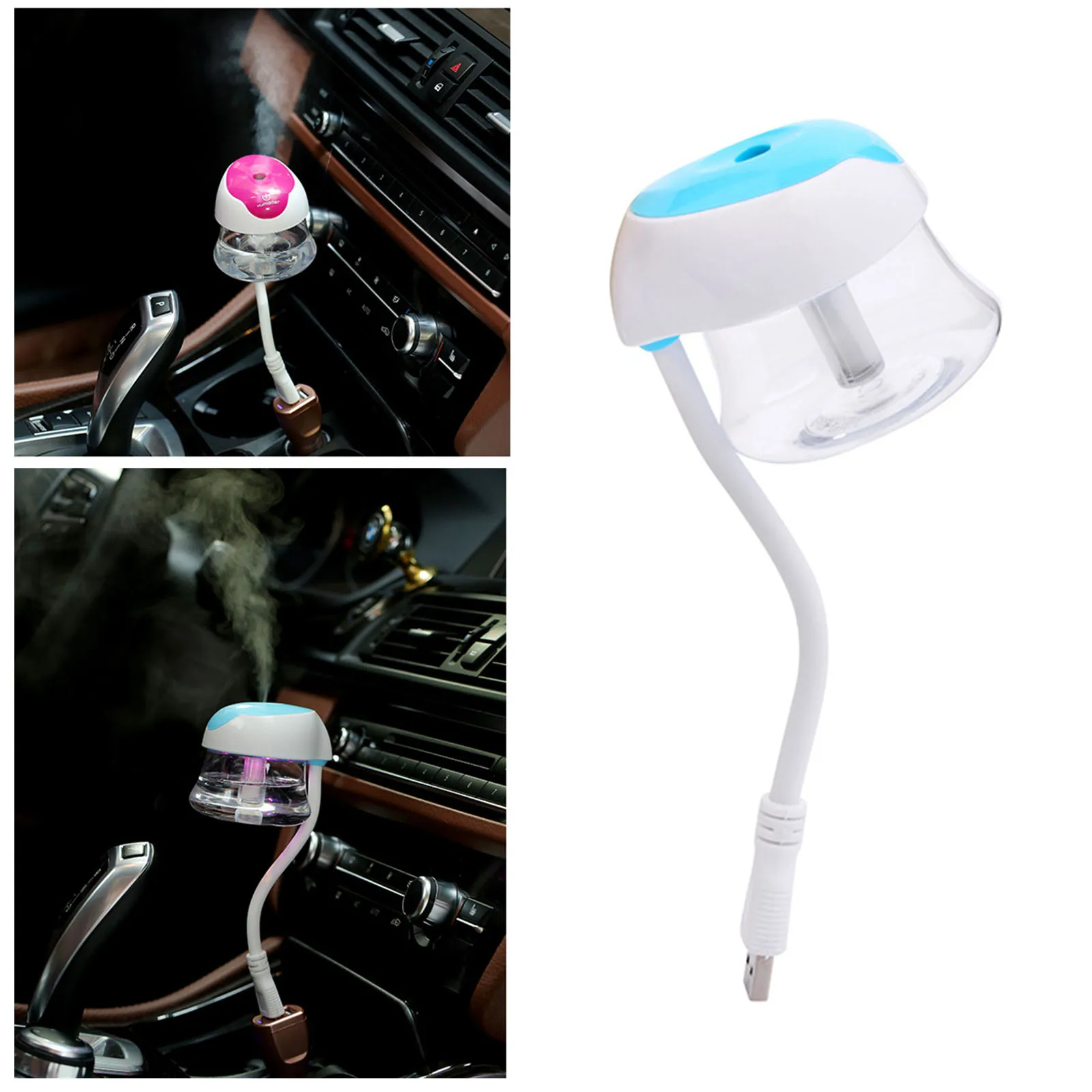 

12V Car Aromatherapy Diffuser Air Humidifier Portable Humidifier Air Aroma Diffuser Mist Maker Ultrasonic Aroma Diffuser