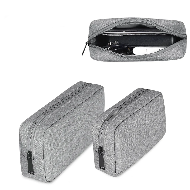 

Vacclo 1pc Polyester Digital Product Storage Bags Large Capacity Charger Earphone Data Lines Neaten Waterproof Organizer Pouch