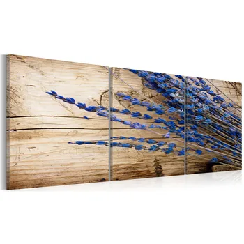 

Scandinavian Lavender Flowers Poster Modern Canvas Painting Living Room Wall Art Picture Framed Ready To Hang Home Decoration