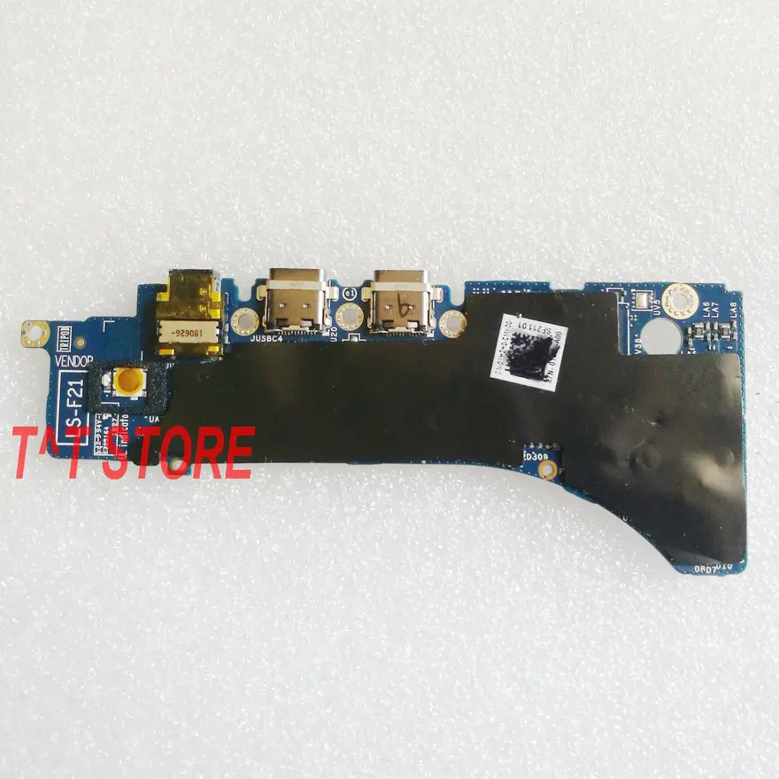 

original For DELL XPS 15 9575 Power botton USB type-C Charging Port audio board YH2H0 0YH2H0 LS-F211P test good