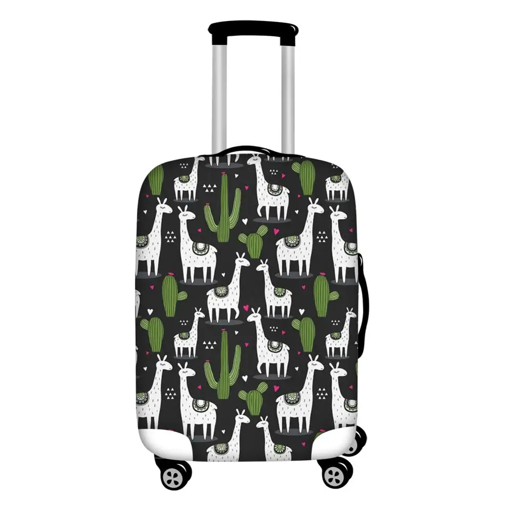 HXA80 Coloranimal Альпака утолщенный эластичный багажный Защитный багажный костюм для 18-30 дюймов пылезащитный чемодан сумка на молнии аксессуары для путешествий - Цвет: HXA80