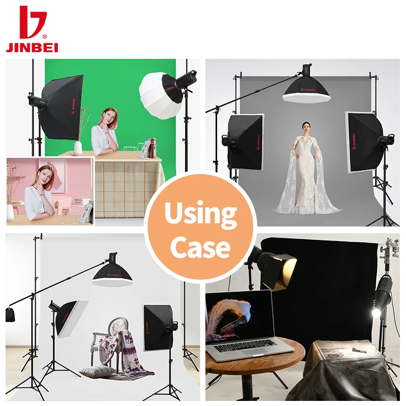 JINBEI-2x3M 사진 배경 천 부드러운 녹색 스크린 크로마키 배경 천 사진 스튜디오 비디오 초상화 배경지 소품 포토존