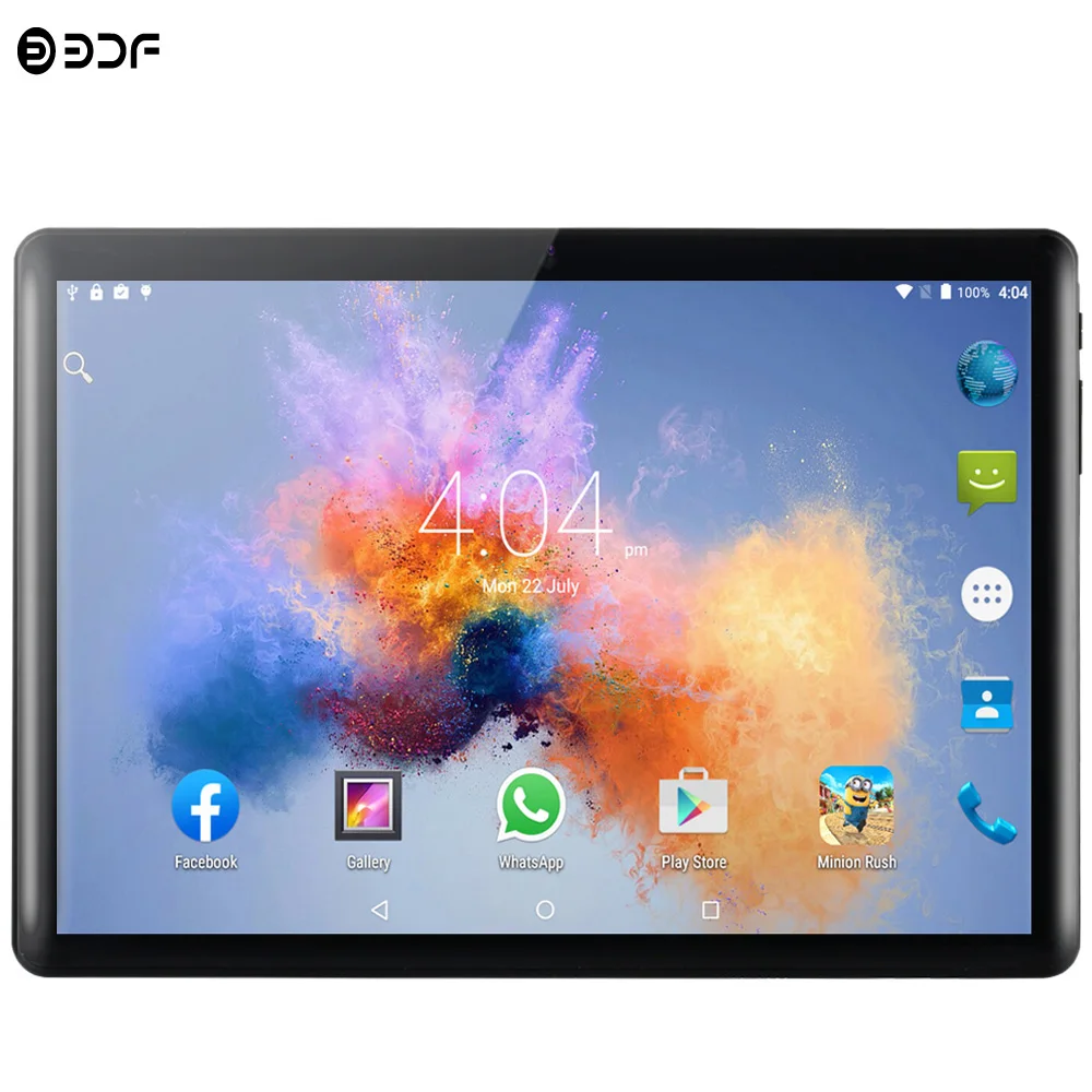 2020 New Tablet Pc 10.1 inch Android 7.0 Google 3G Phone Call Tablets WiFi Bluetooth GPS 2.5D Tempered Glass 10 inch Tablet Shop It Sharp