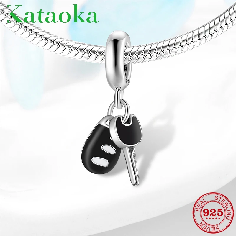 

Authentic 925 Sterling Silver Rose Pink CZ Umbrella Pendants Beads Fit Charms Original Pandora Bracelets Necklace Making