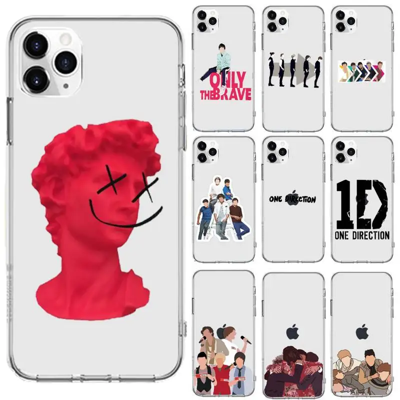 Новый чехол для телефона One Direction Louis David art friend прозрачный iPhone 6 7 8 11 12 s mini pro X XS XR MAX