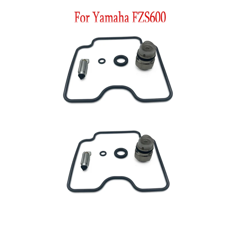 For Yamaha FZS600 FAZER 1998 1999 2000 2001 2002 2003 Carburetor Repair Kit Float Needle Valve Gasket O-rings Parts Set 4l60e transmission tcc valve repair fittings 1996 1999 p1870 code fix a74741q