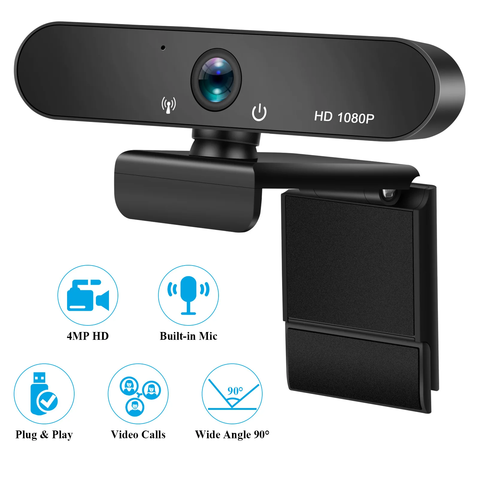 

New USB 1080p HD Webcam Live Webcam Support 3D Denoising Image Enhancement Dynamic Contrast Enhancement Processing Function