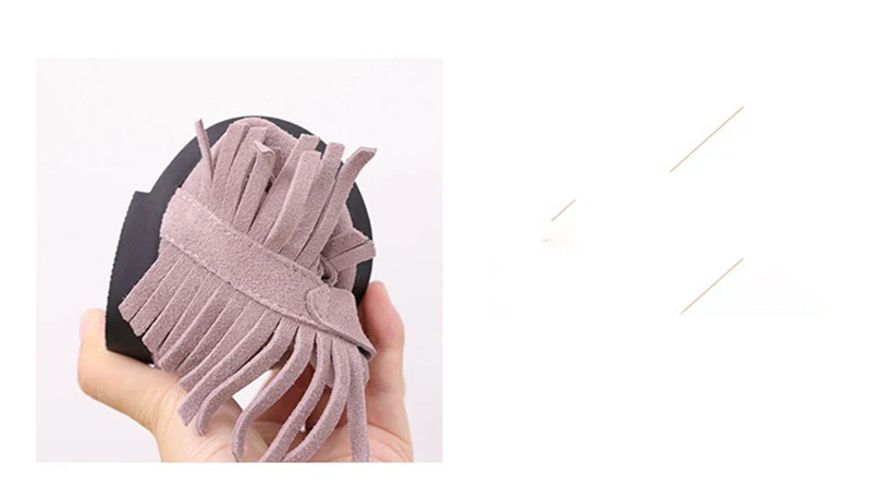 POSH DREAM Pink Winter Fashion Rubber Boots For Girls Tassels Kids Snow Boots Children Knee-high Warm Cotton Soft Back-tied