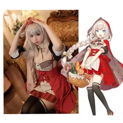 Fate/Grand Order FGO Marie Antoinette/карнавальный костюм для девочек и взрослых, Азиатские размеры s-xl, платье, плащ, фартук, носки, обувь для косплея