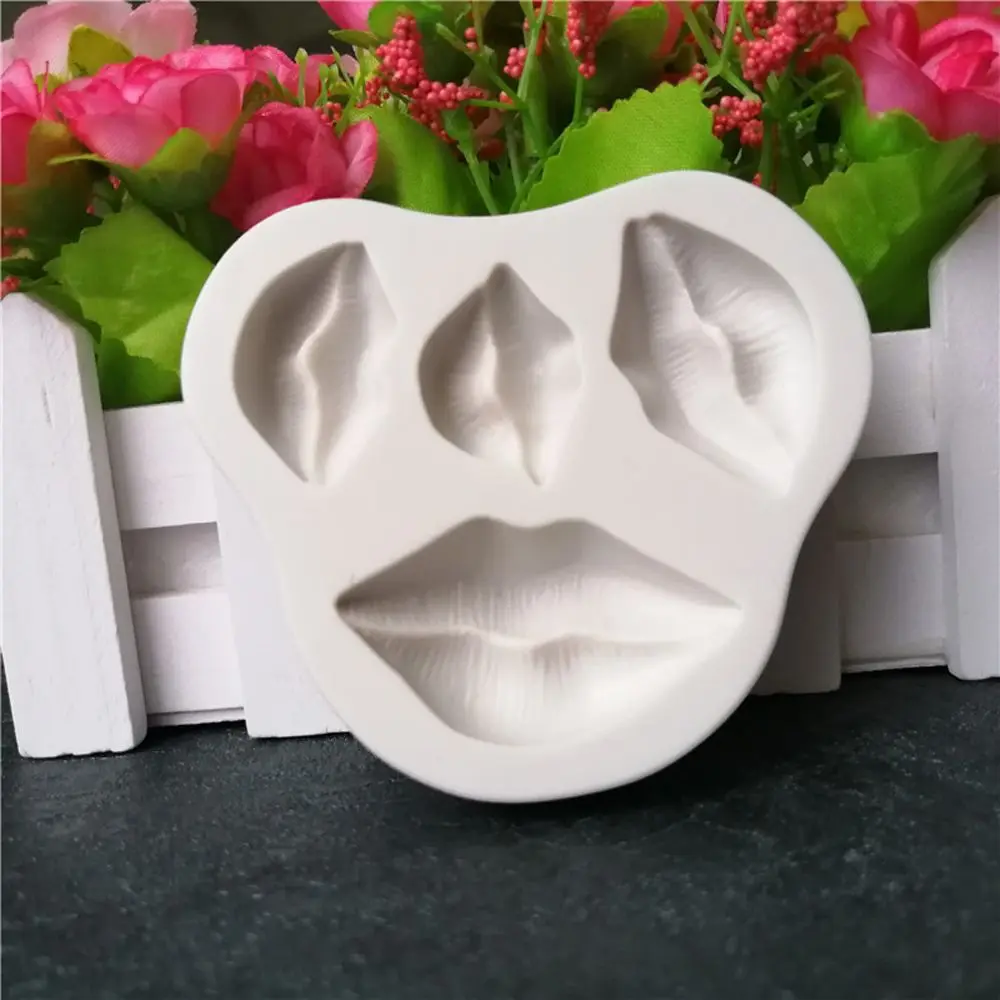 Lips Silicone Fondant Molds DIY Cake Mould Cupcake Candy Chocolate Bakeware Kitchen Accessories