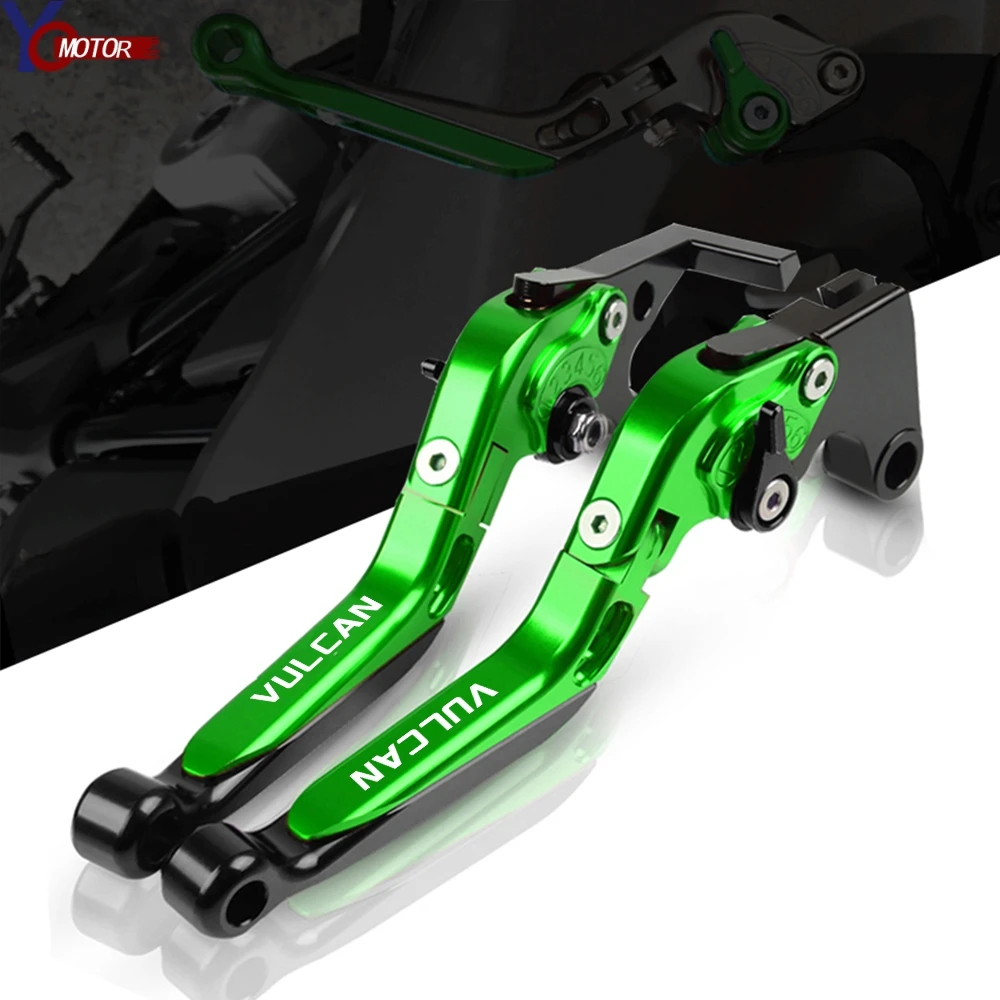 

For KAWASAKI VULCAN S650cc 2015-2020 2019 2018 2017 2016 Aluminum Motorcycle Adjustable Extendable Foldable Brake Clutch Levers