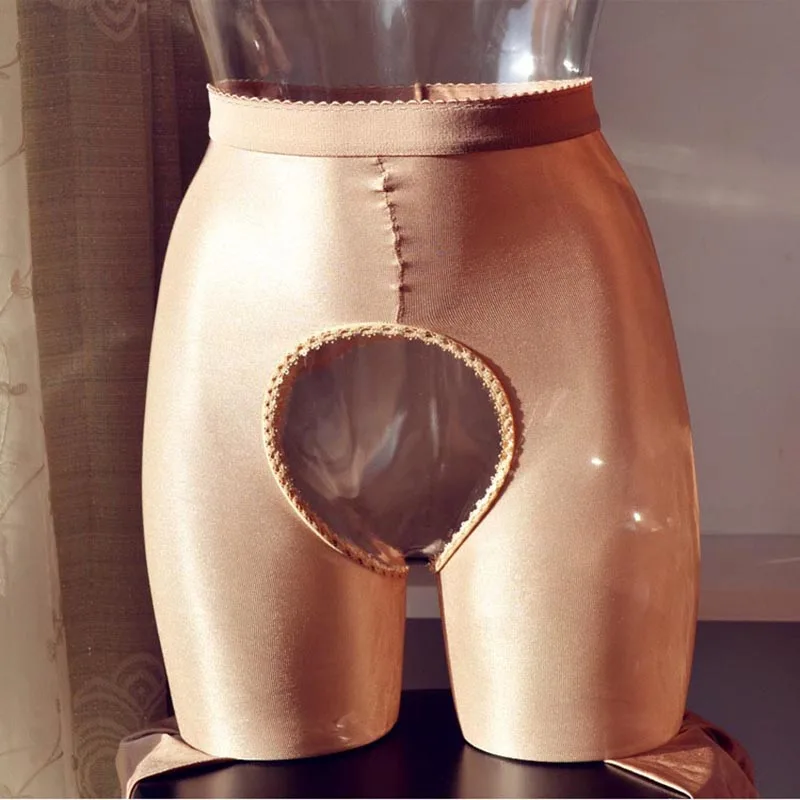 70D Sheer Shiny Oil Silk Ultra Shimmer Penis Trunk Sheath Pantyhose Tights Footed Stockings for Sissy Men Crossdresser Lingerie men stockings mens pantyhose men lingerie