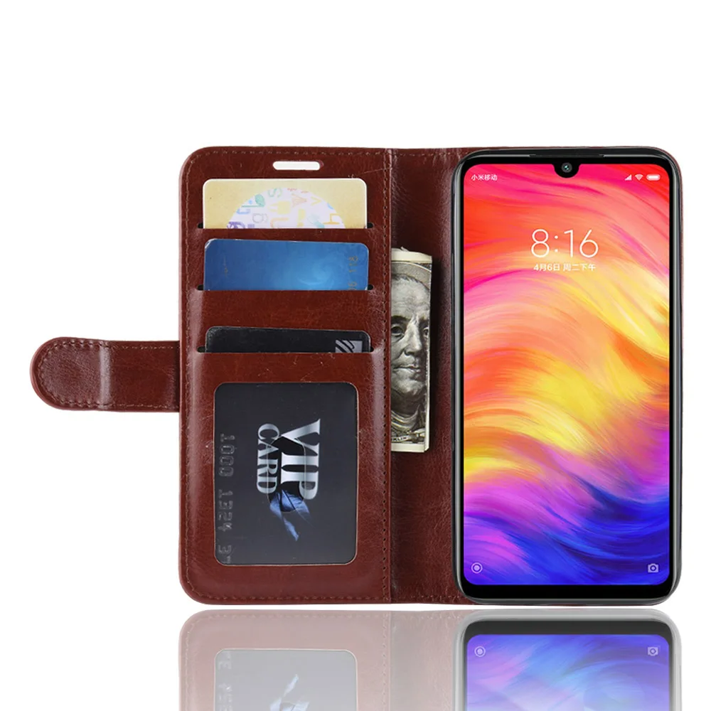 Для Xiao mi Red mi Note 8/mi CC9e/A3/Red mi Go/mi 9 9SE/mi Play Флип кожаный чехол-кошелек чехол s Высокое качество держатель для карт чехол