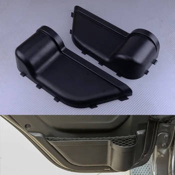 

2pcs Black ABS Rear Door Pockets Organizer Box Storage Net Holder fit for Jeep Wrangler JL 2018 2019 2020