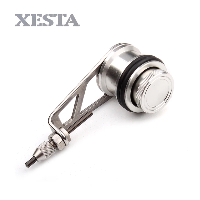 Silver color XESTA мотальное устройство для лески различных цветов новая линия узел машина с узлами GT PR FG океан рыболовный инструмент рыбалка бобин узел - Цвет: Silver color