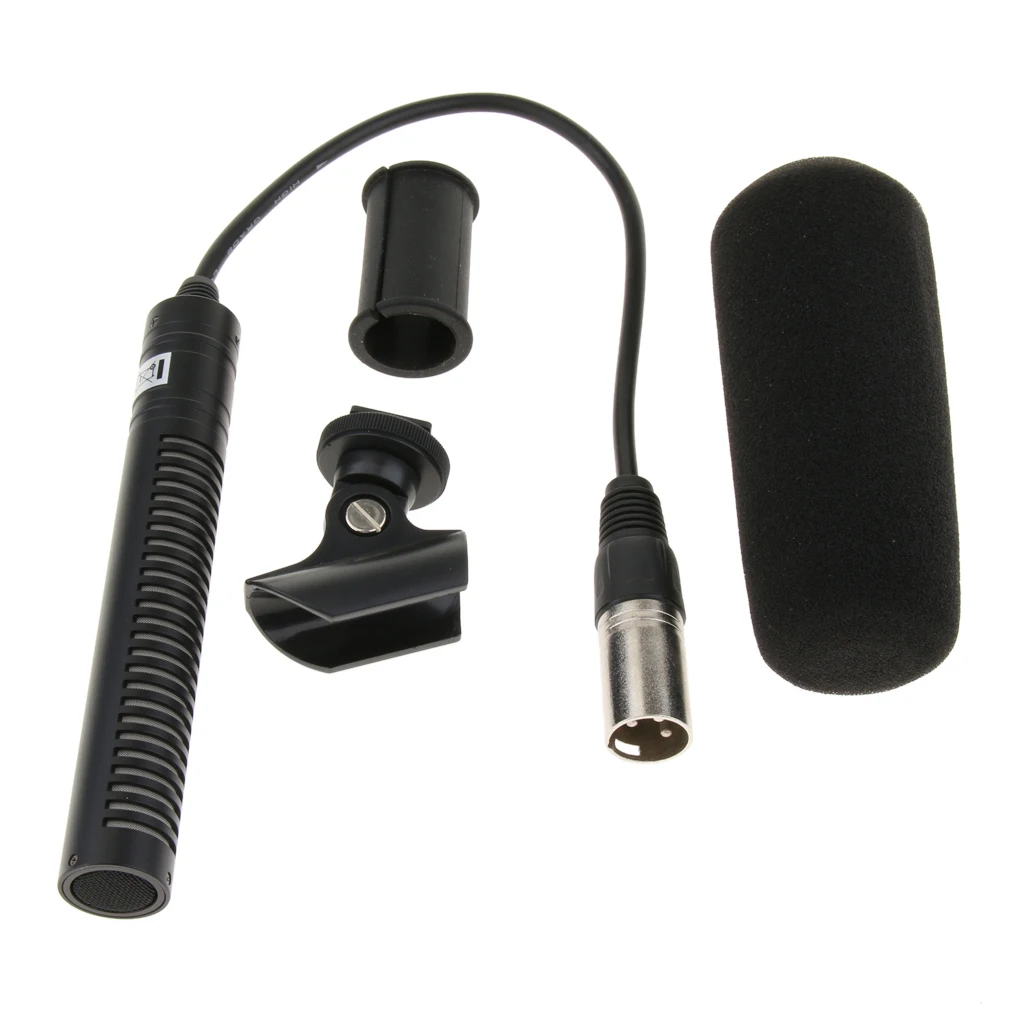 

Camera Interview Microphone Video Audio Recording Mic for Nikon Canon Camera DV Camcorder
