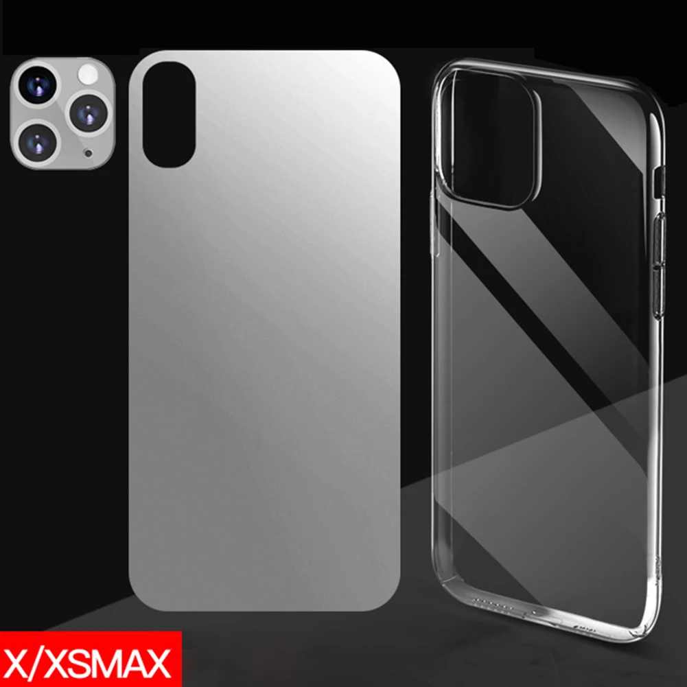 Для iPhone X XS MAX вторая Замена для iPhone 11 алюминиевый сплав камера объектив Кольцо телефон задняя пленка чехол Комплект для iPhone X/XS - Цвет: iPhone Xsmax