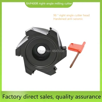 

GUS 1PCS BAP400R-100-32-6t black hardened rustproof right Angle milling cutter face anti-seismic finishing milling cutter face.